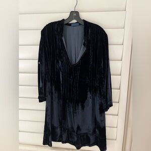CP shades velvet black dress/tunic size M